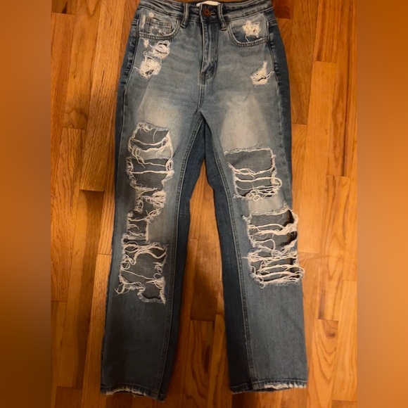Vervet Denim - Vervet Distressed Blue Jeans